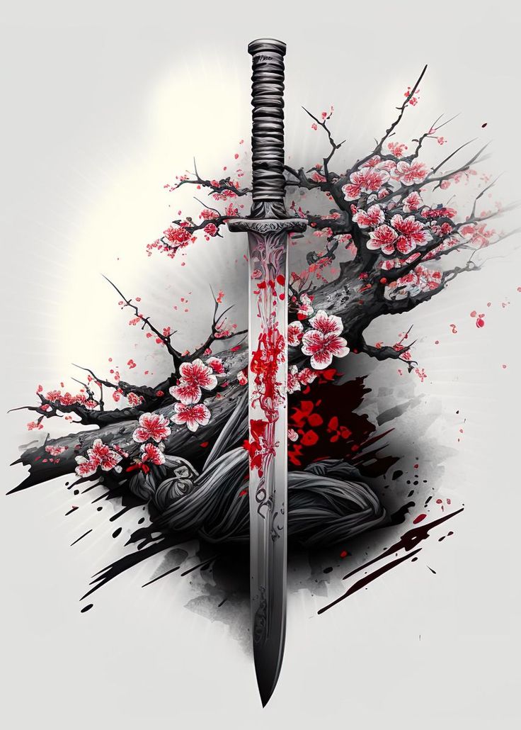 Sakura, katana, japonská kutrura