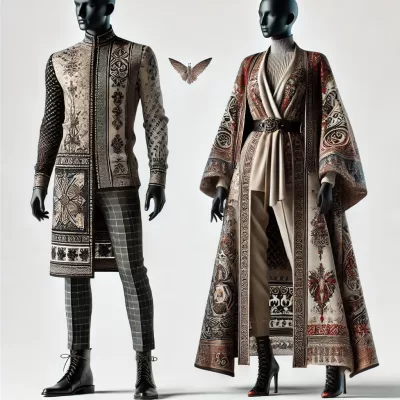 Propracovaný outfit se vzory